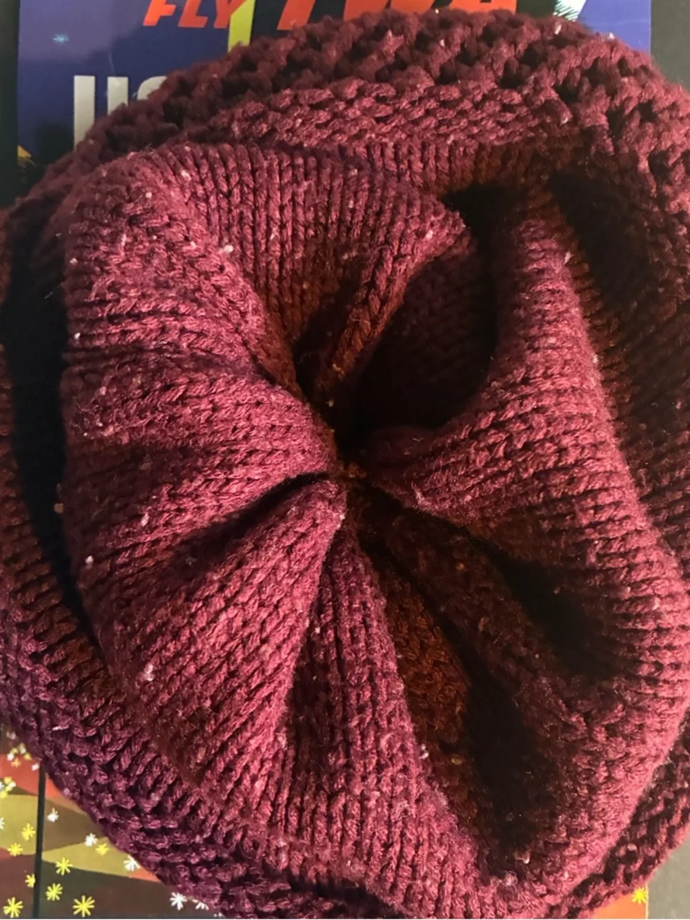 Raspberry Beret💋(the kind you find in a second hand store) - Picture 4 of 12